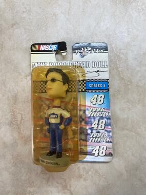 Jimmie Johnson #48 NASCAR Bobble Dobbles Mini Bobblehead Series 5 Sealed 2003